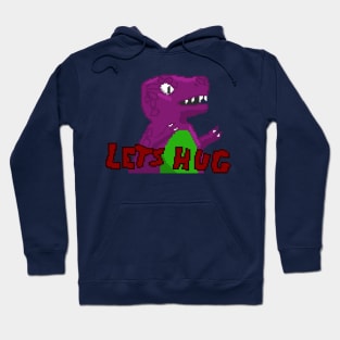 Happy Dino Pixel Hoodie